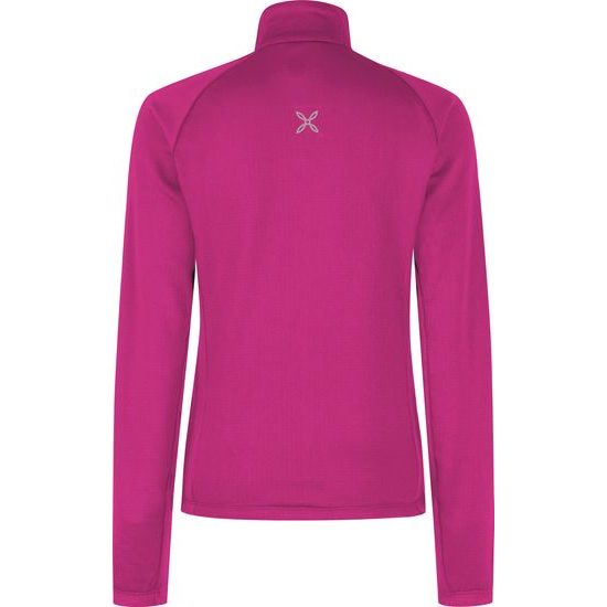 Dámská fleecová mikina Montura Fadis Grid Maglia baton rouge