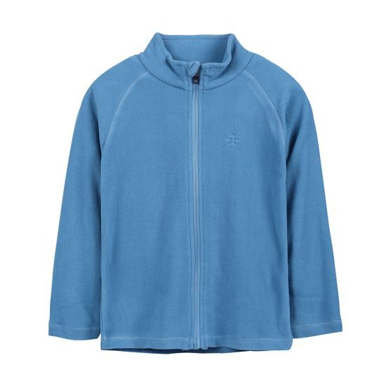 Dětská mikina Color Kids Fleece Jacket Full Zip - Rec, coronet blue