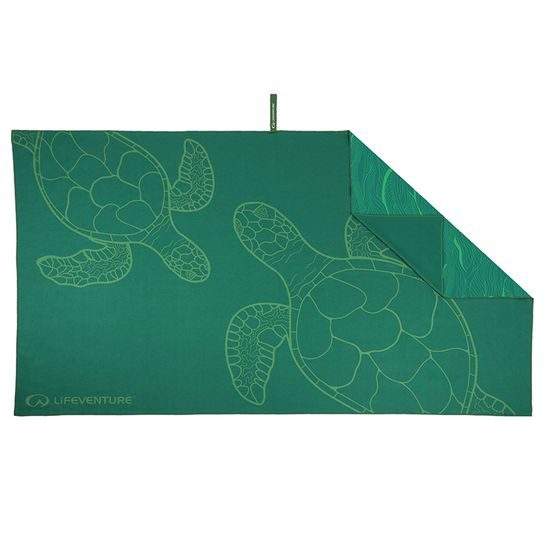 Rychleschnoucí ručník Lifeventure Recycled SoftFibre Trek turtle