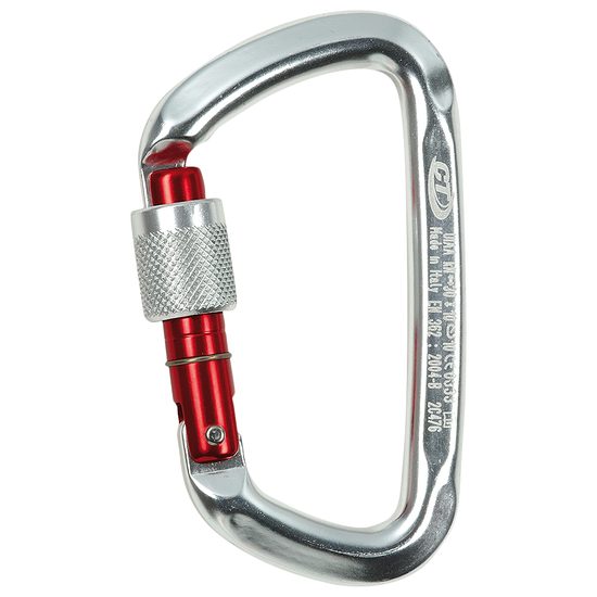 Karabina Climbing technology D-SHAPE-SG red gate