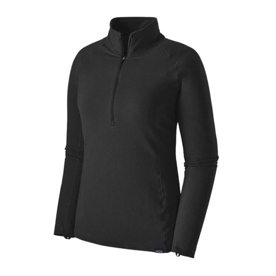Dámské triko Patagonia DR Cap TW Zip neck BLK