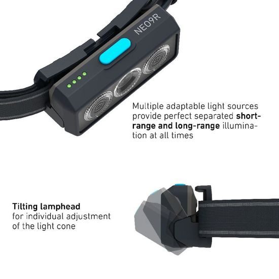 Čelovka Ledlenser NEO9R černo - modrá