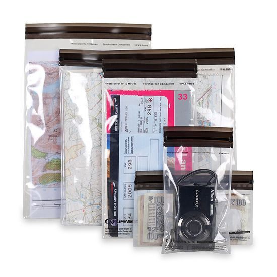 Set Voděodolných obalů Lifeventure DriStore LocTop Bags Maps