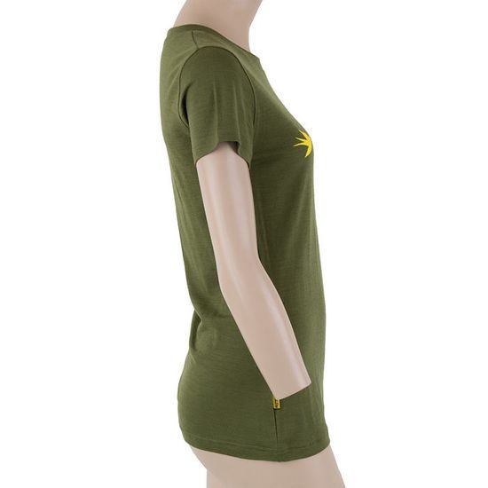 Dámské triko Sensor KR Merino Active PT Swallow safari green