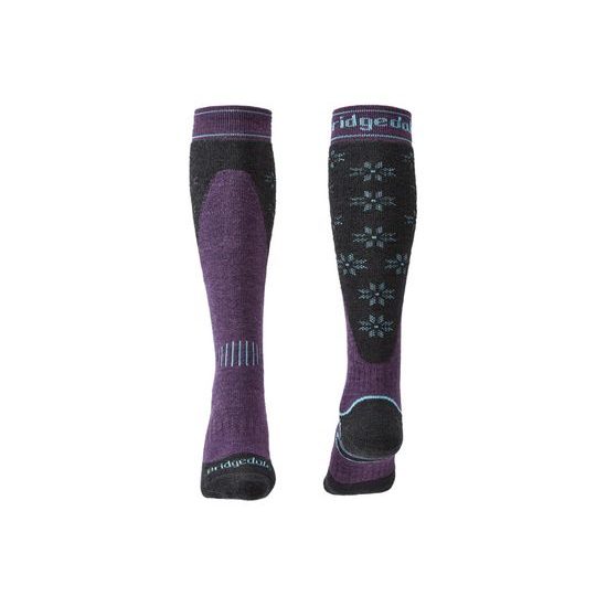 Dámské podkolenky Bridgedale Ski Midweight+ dark-purple 141