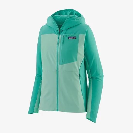 Dámská bunda Patagonia R1 CrossStrata Hoody ELYT