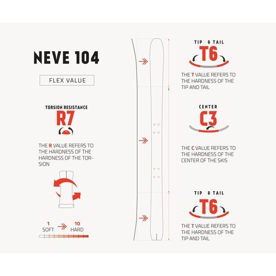 Skialpinistické lyže Ski Trab 25 Neve 104