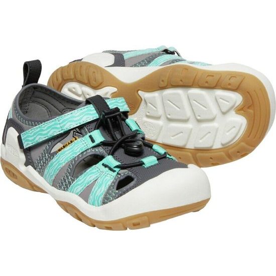 Juniorské sandále Keen Knotch Creek steel grey / watterfall