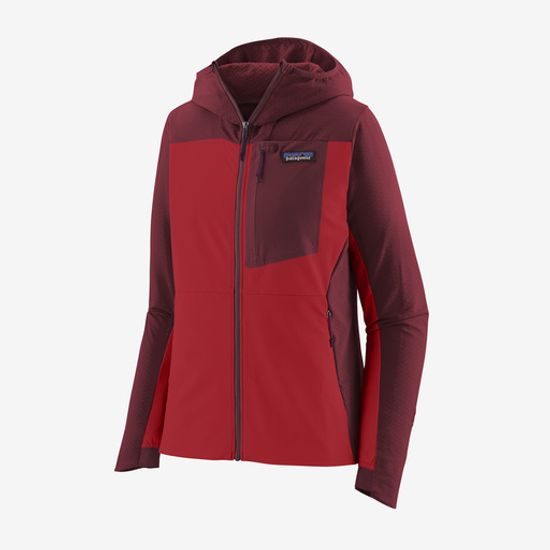 Dámská mikina Patagonia R1 CrossStrata Hoody TGRD