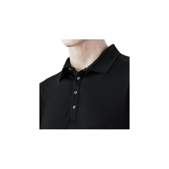 Pánské triko Sensor KR Merino Active Polo černá