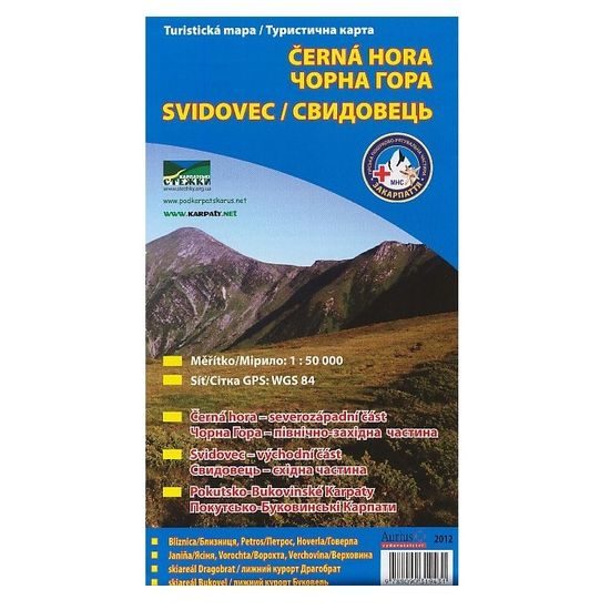 Mapa Černá Hora/Svidovec