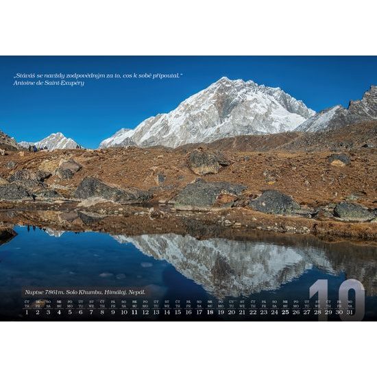 Kalendář 2026 nástěnný měsíční RT