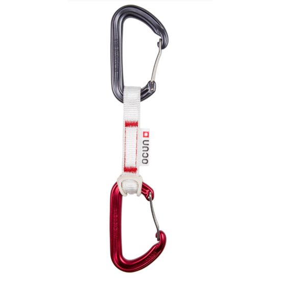 Set expresek Ocún Hawk QD Wire BIO-DYN-RING 15mm 10cm 6-pack red