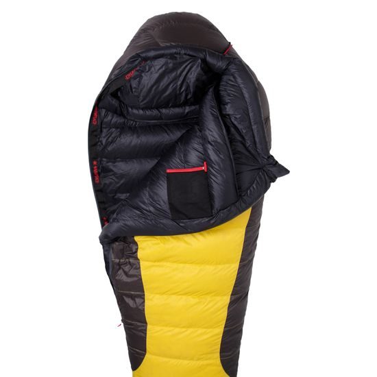 Spacák Warmpeace Viking 1200 195cm yellow/grey/black