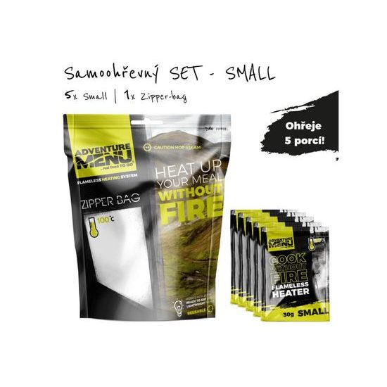 AdventureMenu Samoohřev Flameless Heater 5x30g (včetně Zipper)