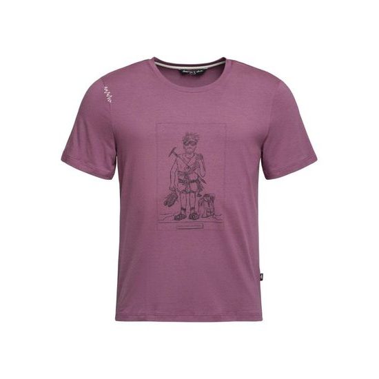 Triko Chillaz Homo Mons Ascendere dark bordeaux