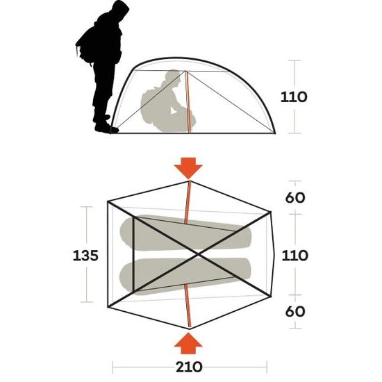 Ultralehký stan Ferrino Nemesi 2 Pro