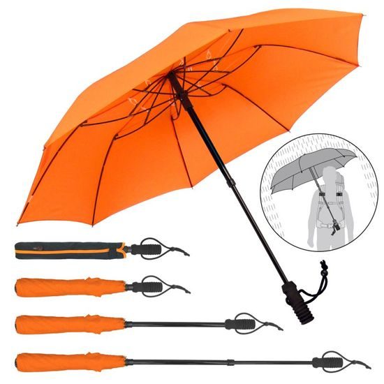 Deštník EuroSchirm Telescope Handsfree orange