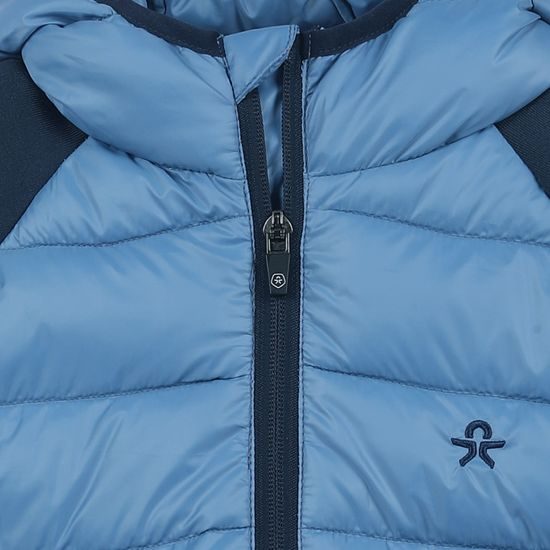 Dětská mikina Color Kids Hybrid Fleece W. Hood, coronet blue