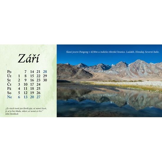 Kalendář 2026 stolní měsíční RT