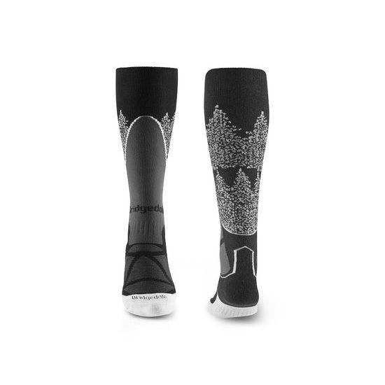 Dámské podkolenky Bridgedale Ski Midweight 24 black white