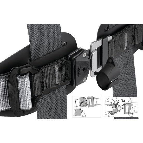 Celotělový sedák Petzl Swan Easyfit Steel