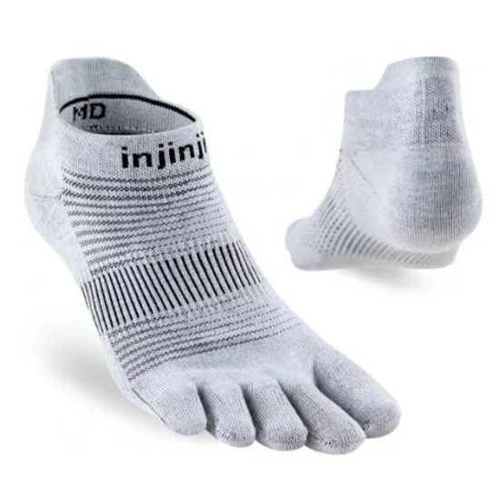 Prstové ponožky Injinji Run NoShow LW Coolmax gray