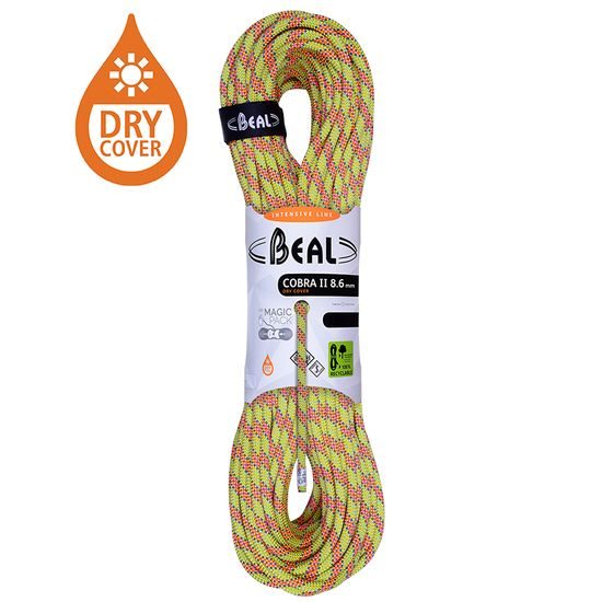 Lano Beal Cobra Unicore 8,6 mm 60 m Dry Cover anýz