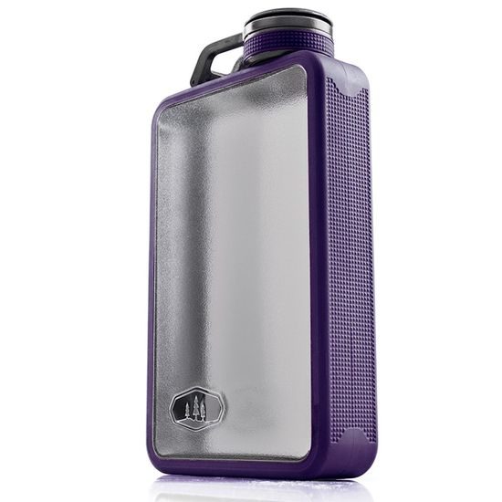 Láhev GSI placatka / likérka Boulder Flask 177ml purple