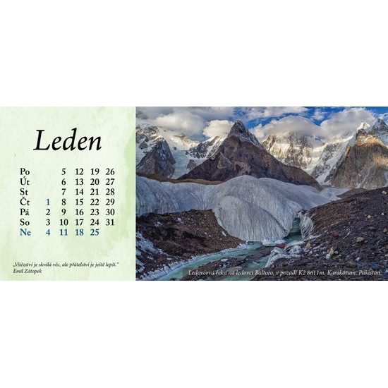 Kalendář 2026 stolní měsíční RT