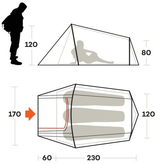 Ultralehký stan Ferrino Sling 3 blue