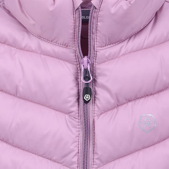 Dětská vesta Color Kids Quilted, packable, lavender mist