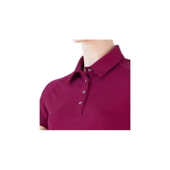 Dámské triko Sensor KR Merino Active Polo lilla