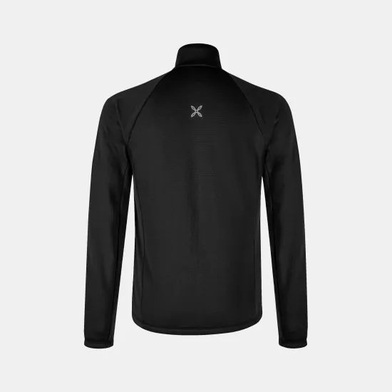 Pánská fleecová mikina Montura Fadis Grid Maglia black