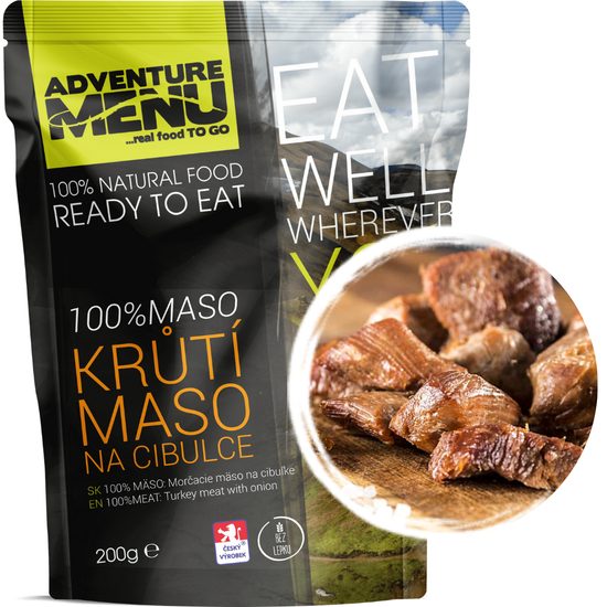AdventureMenu Krůtí maso na cibulce 200g