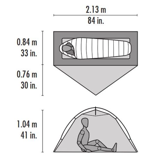 Expediční stan MSR Access 1 green