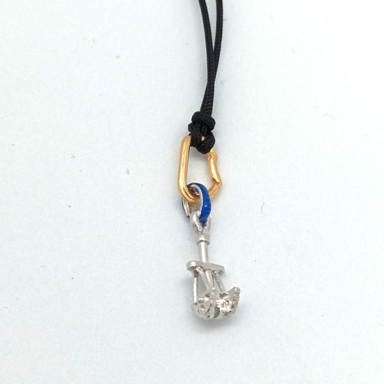 Přívěsek Sampaoli Friend BR-GO-RH blue enameld black sling