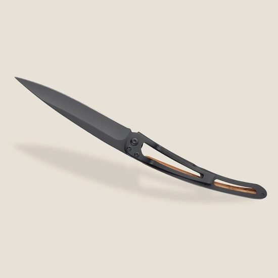 Nůž Deejo 1GB171 Tattoo Black 37g Celtic juniper wood