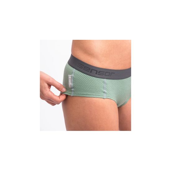 Dámské kalhotky Sensor Merino Double Face basil green
