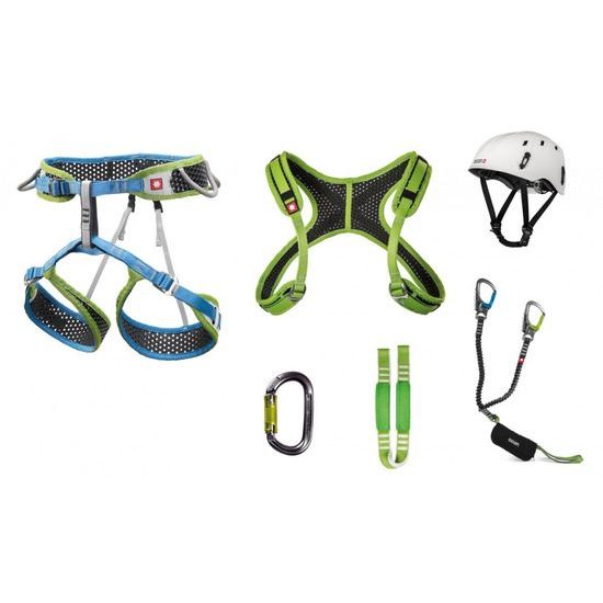 Set Ocún Via Ferrata Webee Chest Pail