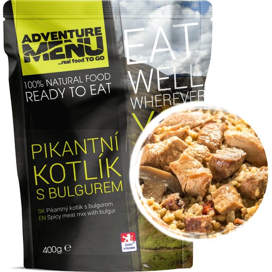 AdventureMenu Pikantní kotlík s bulgurem 400 g