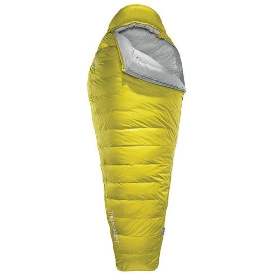 Thermarest PARSEC 32F/0C Regular Larch péřový spacák žlutý