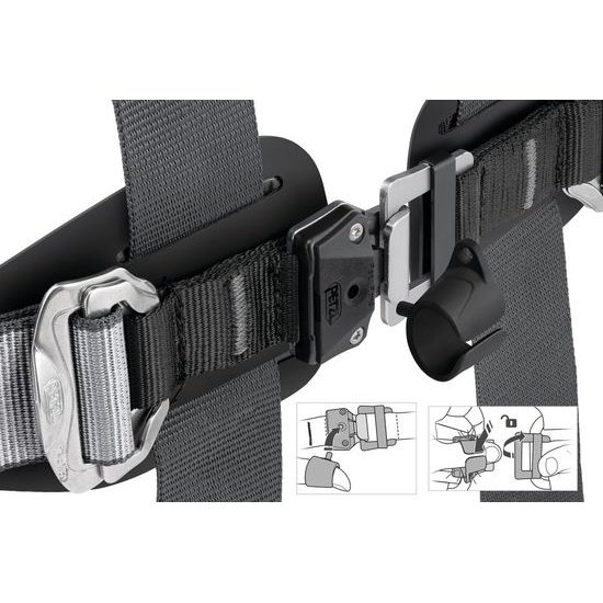 Celotělový sedák Petzl Swan Easyfit Stainless