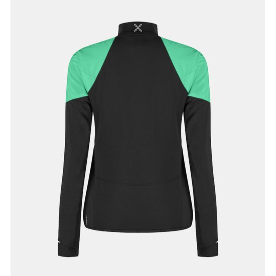 Dámská technická bunda Montura Traccia Octa maglia bright teal-shell