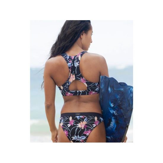 Dvoudílné plavky - spodní díl Roxy Belted Bikini Floral Flow
