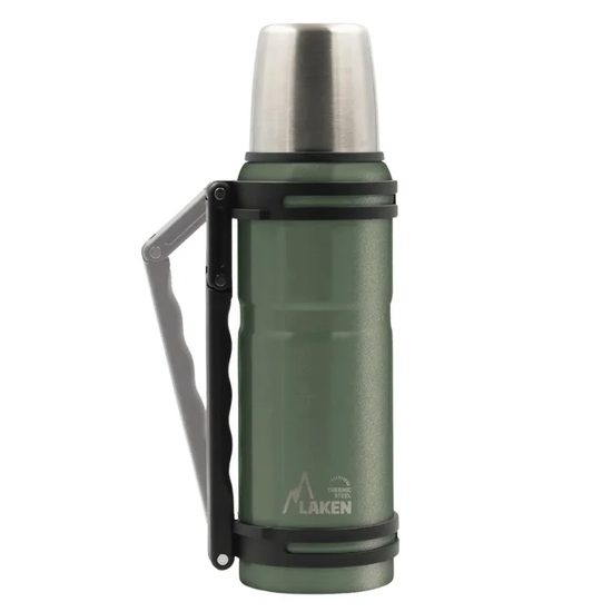 Termoska Laken ocel s rukojetí 1200ml zelená