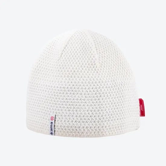 Čepice Kama pletená AW62 bílá