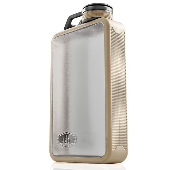 Láhev GSI placatka / likérka Boulder Flask 177ml sand