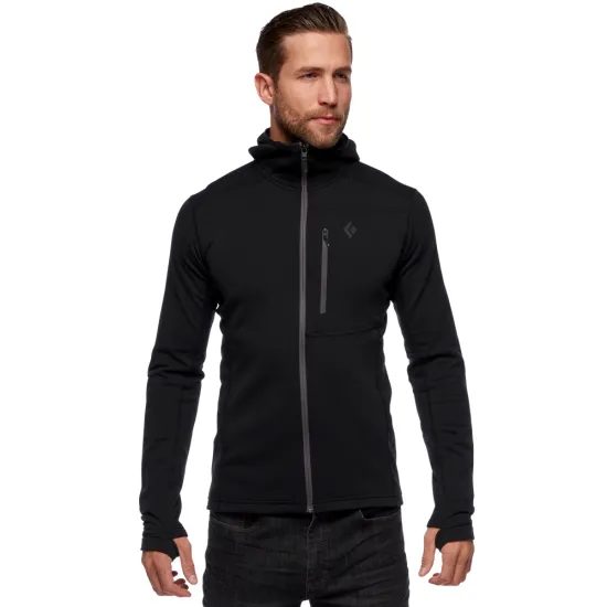 Mikina Black Diamond Coefficient Fleece Hoody black