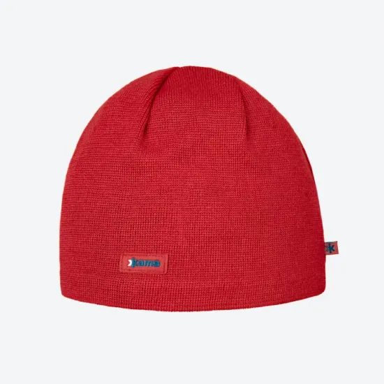 Čepice Kama Merino pletená AW19 červená